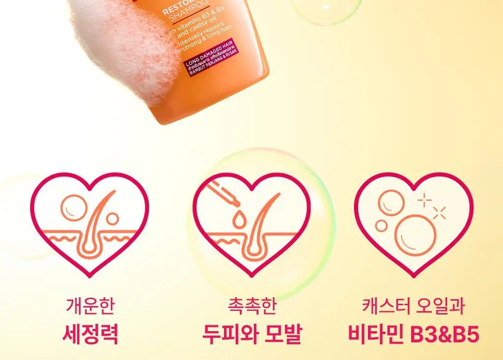 [영양+코팅][플로럴 향] 로레알파리 드림랭스 샴푸 400ml 상세페이지 4